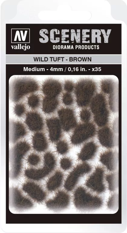 Vallejo: SC411 - Scenery - Wild Tuft - Brown (5 mm x 35) - tantis.pl