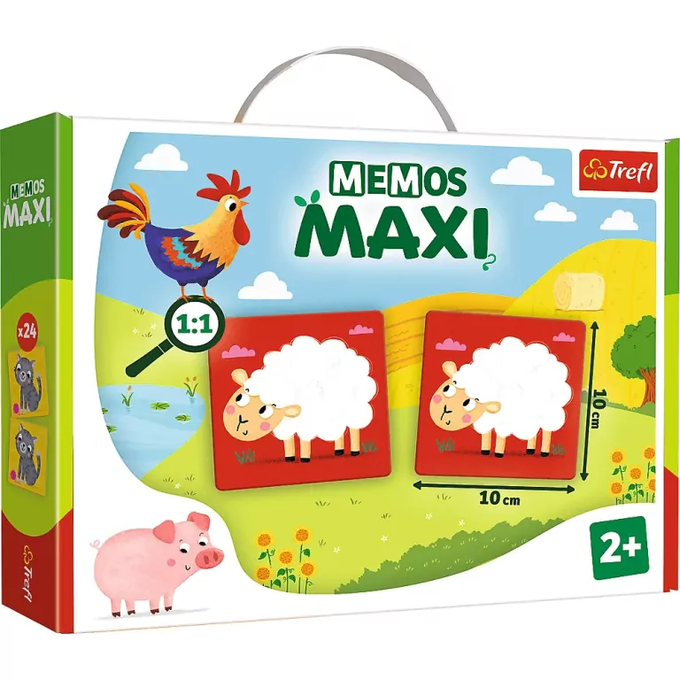 Memo Maxi. Zwierzęta na farmie - tantis.pl