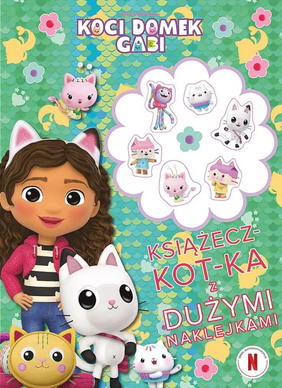 Koci Domek Gabi. Książecz-kot-ka z naklejkami - tantis.pl