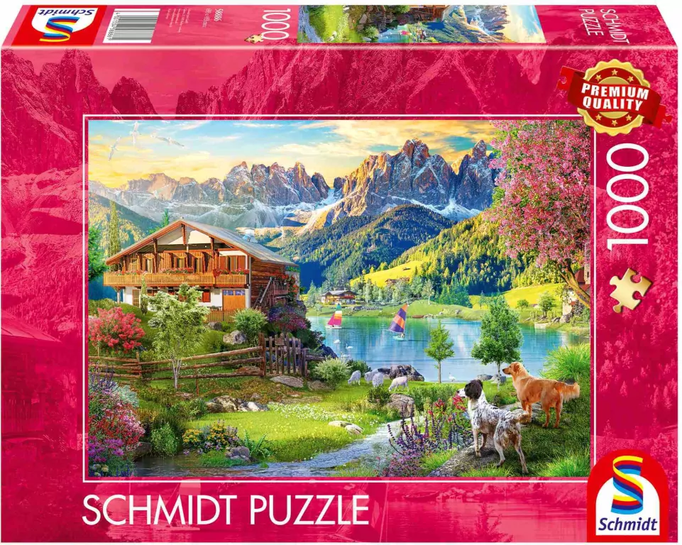 Puzzle PQ 1000 Relaks w Dolomitach - tantis.pl