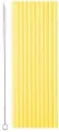Słomki plastikowe żółte 23cm 12 szt - tantis.pl