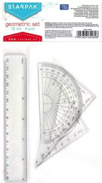 Zestaw geometryczny 15cm. 4 elementy - tantis.pl