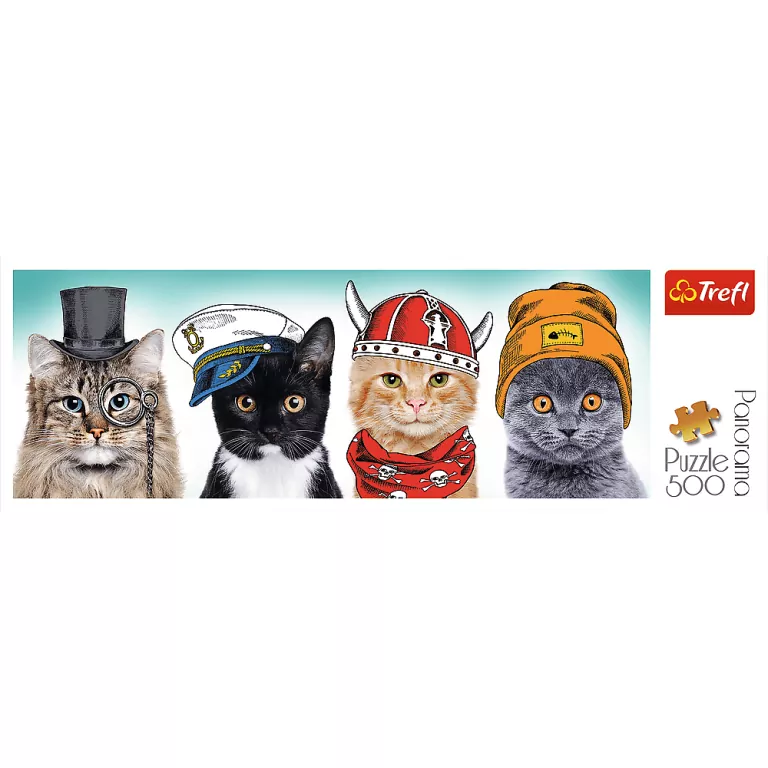 Puzzle 500 Panorama. Puszysta ekipa - tantis.pl