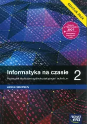 Nowa Informatyka na czasie podręcznik 2 liceum i technikum zakres rozszerzony EDYCJA 2025