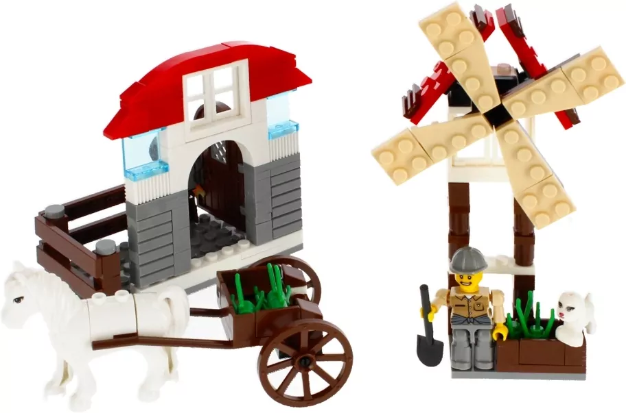 Klocki konstrukcyjne Alleblox Farma Homestead 183 elementów - tantis.pl