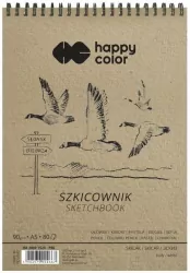Szkicownik na spirali A5/80K. Ptaki