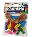 Klamerki drewniane kolorowe - tantis.pl