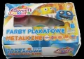 Farby plakatowe metaliczne 20ml. 6 kolorów - tantis.pl