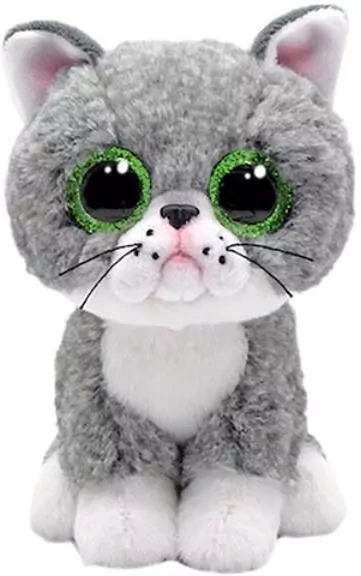 Beanie Boos Fergus - szary kot 15cm - tantis.pl