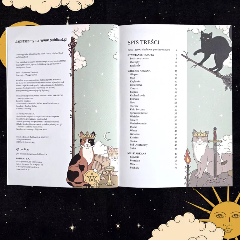 Tarot: Koty rządzą światem. Karty + przewodnik - tantis.pl