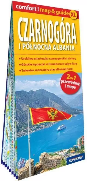 Pakiet: Czarnogóra i Północna Albania. Mapa i przewodnik - tantis.pl