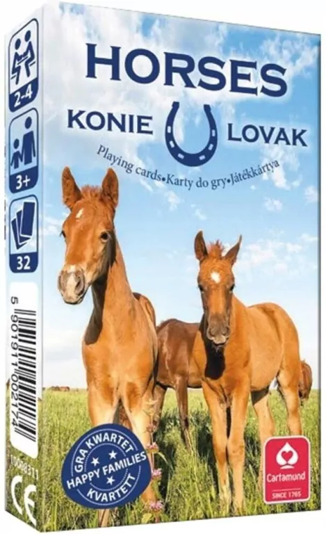 Konie. Karty do gry Cartamundi - tantis.pl