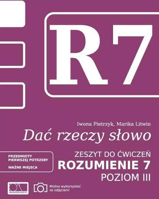 Dać rzeczy słowo. Rozumienie 7. Poziom 3 - tantis.pl