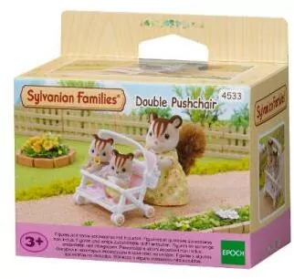 Podwójny wózek spacerowy. Sylvanian Families - tantis.pl