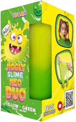 Jiggly Slime Neo Duo żółto-zielony