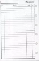 Wkład do organizera K Zakupy ANTRA - tantis.pl