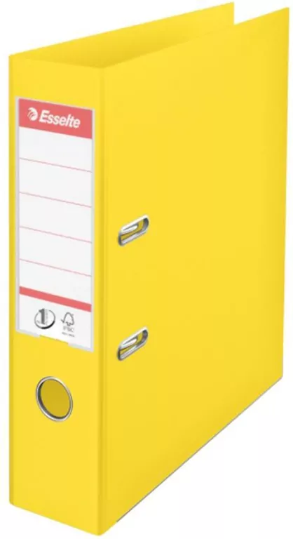 Esselte. Segregator A4/70, Żółty - tantis.pl