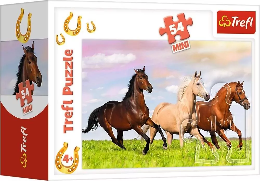 Puzzle 54 mini. Świat koni - tantis.pl