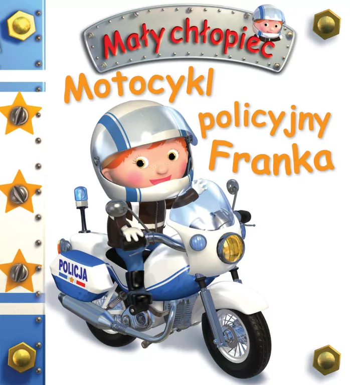 Motocykl policyjny Franka. Mały chłopiec - tantis.pl