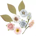 Kwiaty papierowe pink&blue - tantis.pl