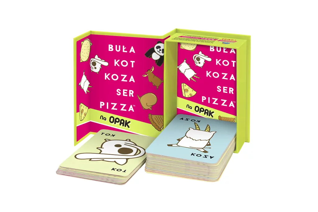 Buła, Kot, Koza, Ser, Pizza. Na opak - tantis.pl