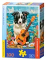 Puzzle 100. Collie, Guitar and the Sea. 111268 - tantis.pl