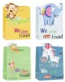 Torebka ozdobna 18x23x10cm hot-stamp mix ROZETTE - tantis.pl