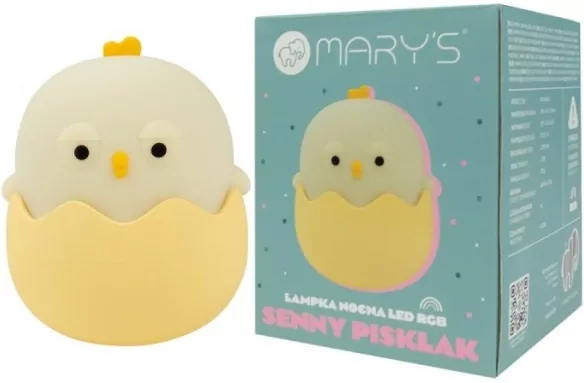 Lampka nocna LED RGB Senny pisklak - tantis.pl