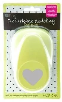 Dziurkacz ozdobny 6,3cm serce - tantis.pl