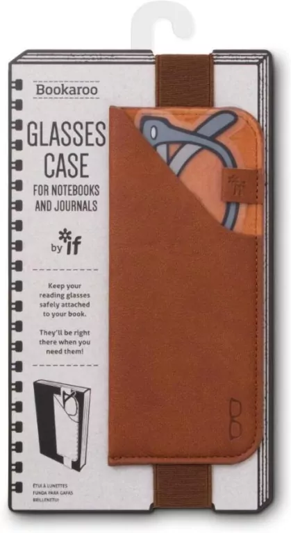 Bookaroo Glasses case Uchwyt na okulary brązowy - tantis.pl