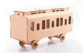 Wagon Osobowy. Zabawka z tektury - tantis.pl