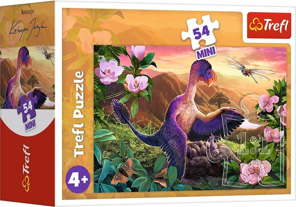 Puzzle 54 mini Niesamowite dinozaury 1 TREFL - tantis.pl