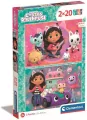 Clementoni. Puzzle 2x20. Super Kolor. Gabby's Dollhouse - tantis.pl