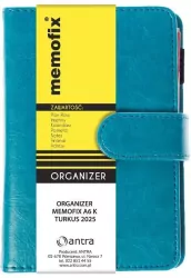 Organizer Memofix 2026 A6 K turkus