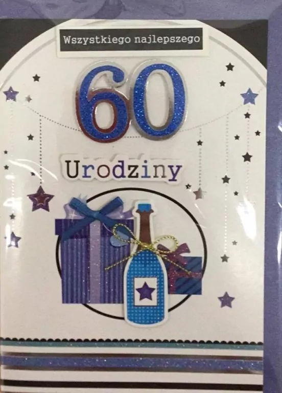Karnet Urodziny B6 Premium 61 + koperta - tantis.pl