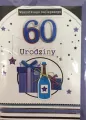 Karnet Urodziny B6 Premium 61 + koperta - tantis.pl