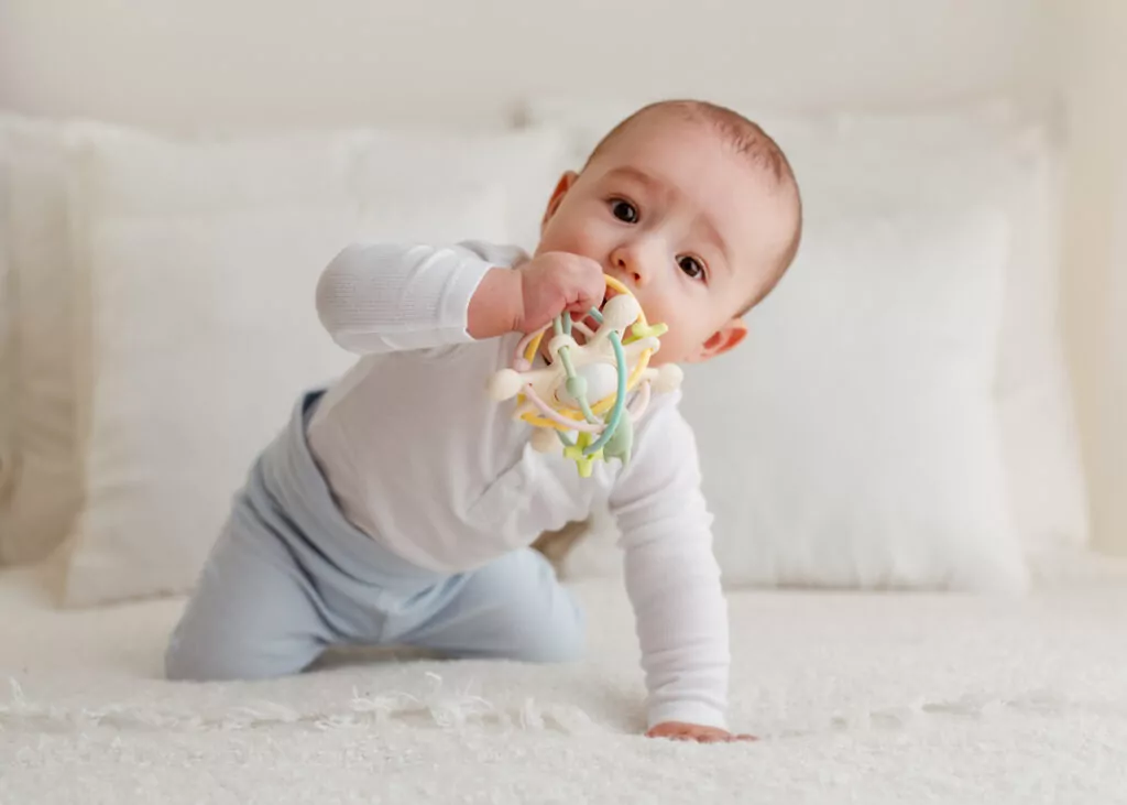 Grzechotka Kosmos pastelowa - tantis.pl