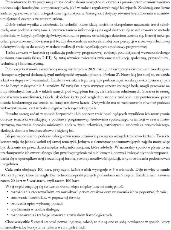 Materiały na zajęcia korekcyjno-kompensacyjne C - tantis.pl