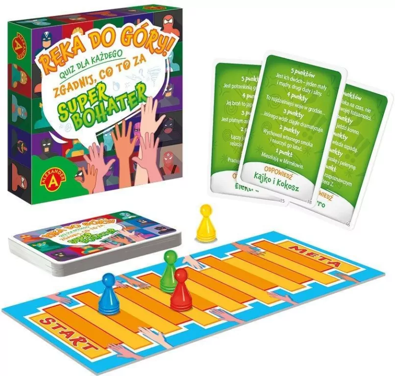 Ręka do góry! Quiz dla każdego. Zgadnij co to za superbohater - tantis.pl