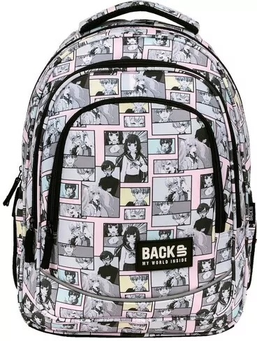 Plecak 3-komorowy Backup komiks Manga pastel PLB6X02 - tantis.pl