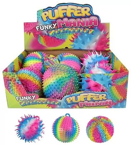 Piłka tęczowa funky mania 18cm 622171 75284 - tantis.pl