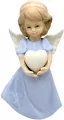 Figurka Aniołek porcelanowy niebieski 14cm - tantis.pl