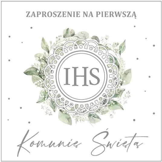 Zaproszenie Komunia - tantis.pl