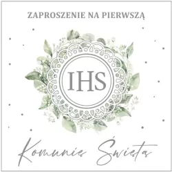 Zaproszenie Komunia