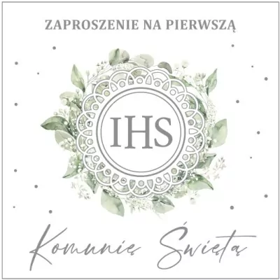 Zaproszenie Komunia