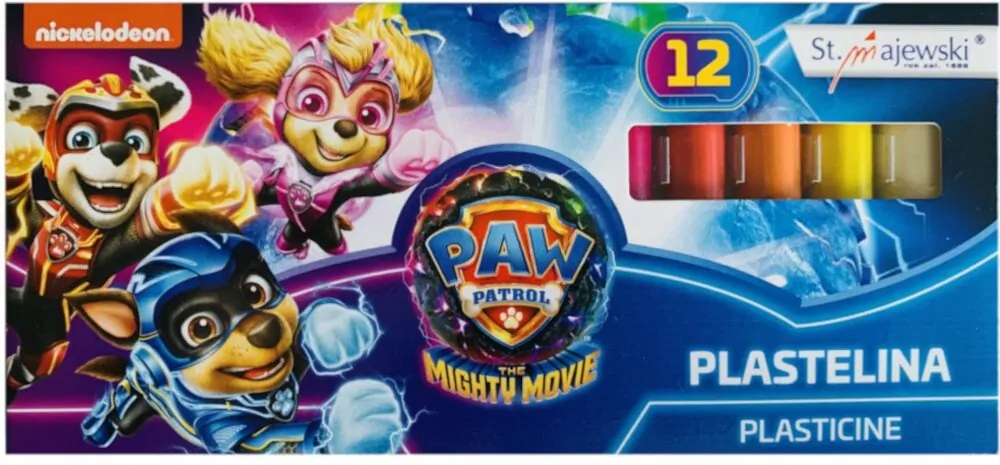 Plastelina 12 kolorów Psi Patrol - tantis.pl