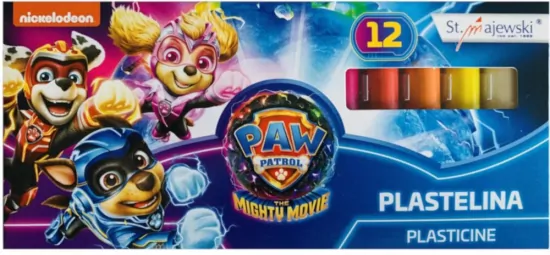 Plastelina 12 kolorów Psi Patrol