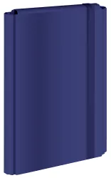 Teczka z gumką A4 twarda oprawa, ciemnoniebieska