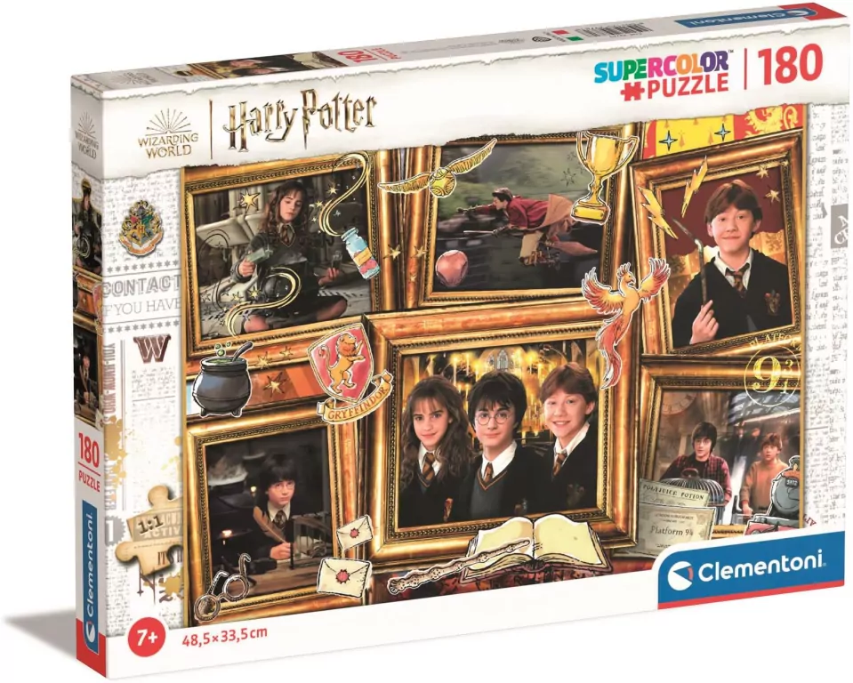 Clementoni. Puzzle 180. Super Kolor Harry Potter - tantis.pl