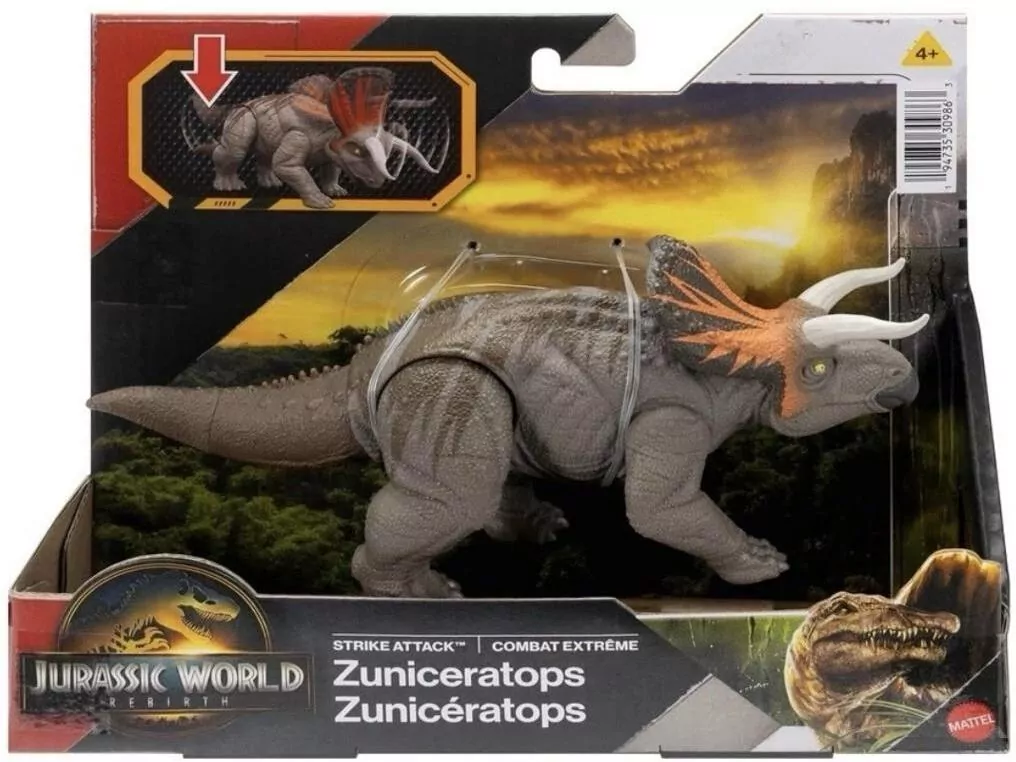 Jurassic World Figurka Atakujący Zuniceratops - tantis.pl